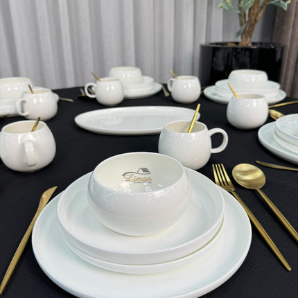 BRICARD PORCELAIN Bobigny Serviesset 25-Delig 6-Persoons