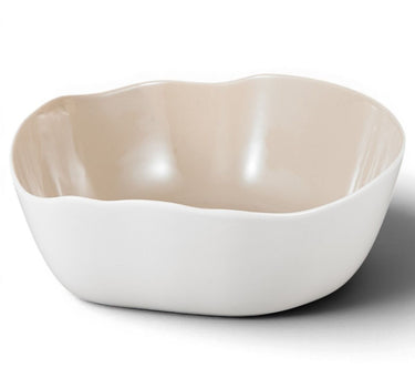 BRICARD PORCELAIN BONNES SALADEKOM | WIT-TAUPE