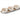 BRICARD PORCELAIN BONNES SNACK- / ONTBIJT SCHALENSET | BEIGE - WIT 4 DELIG