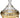 BRICARD PORCELAIN BRICARD ALMERIA TAJINE | GOUD Ø15CM 3-DELIG