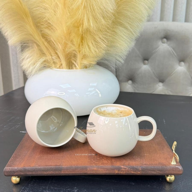 BRICARD PORCELAIN BRICARD BONDY MOKKENSET | TAUPE 2-DELIG