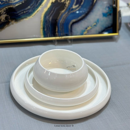 BRICARD PORCELAIN BRICARD BONDY SERVIESSET 18 DELIG | 6 PERSOONS