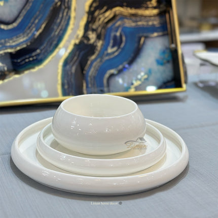 BRICARD PORCELAIN BRICARD BONDY SERVIESSET 18 DELIG | 6 PERSOONS