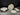 BRICARD PORCELAIN Bricard Crispy Ovaal Kommenset 18 x 11 cm Wit - Goud 6 Delig