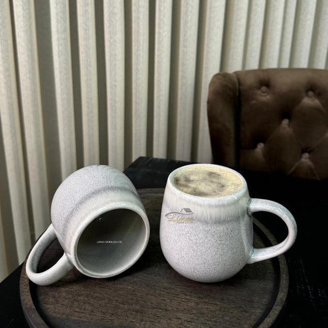 BRICARD PORCELAIN BRICARD EPINE MOKKENSET |  2-DELIG GRIJS