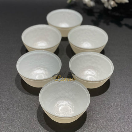 BRICARD PORCELAIN Bricard Ice Kommenset Wit 6 Delig