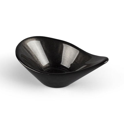 BRICARD PORCELAIN BRICARD ISTANBUL GAGA KOMMENSET 12XH5CM DONKER GRIJS 6 DELIG