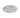 BRICARD PORCELAIN BRICARD JEST TRANSPARANT - GOUD ONDERBORD 32CM PER STUK