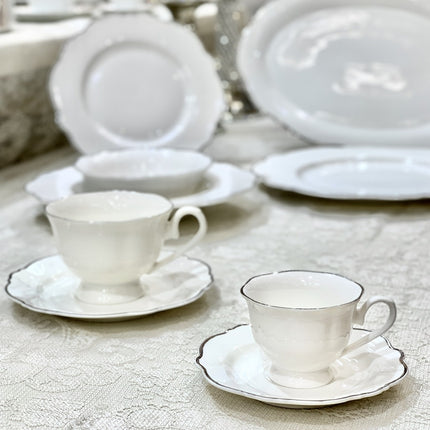 BRICARD PORCELAIN BRICARD LECCI ESPRESSO SET 12-DELIG