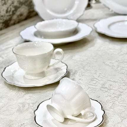 BRICARD PORCELAIN BRICARD LECCI ESPRESSO SET 12-DELIG