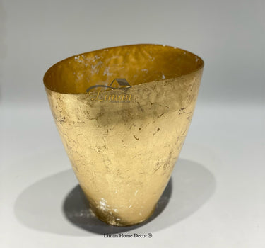 BRICARD PORCELAIN Bricard Murano Vaas Goud -M-