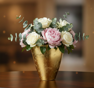 Bricard Murano Vaas Goud -M-
