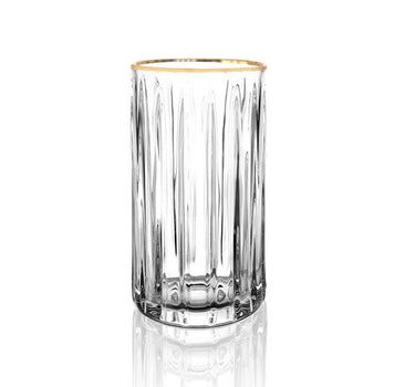 BRICARD PORCELAIN BRICARD MURCIA LONGDRINKGLAZENSET | GOUD 4-DELIG