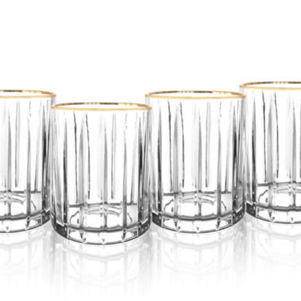 BRICARD PORCELAIN BRICARD MURCIA WATERGLAZENSET | GOUD 4-DELIG