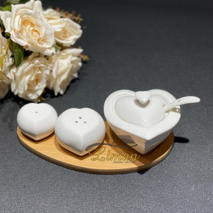 BRICARD PORCELAIN Bricard Peper / Zout / Suikerset 6 DLG