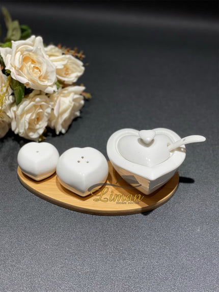 BRICARD PORCELAIN Bricard Peper / Zout / Suikerset 6 DLG