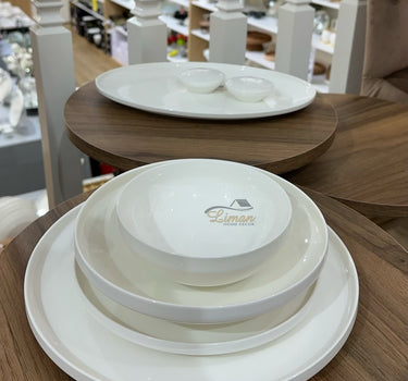 BRICARD PORCELAIN Bricard Porcelain Canet 6-Persoons | 27-Delig Serviesset Wit