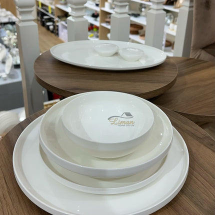 BRICARD PORCELAIN Bricard Porcelain Canet 6-Persoons | 27-Delig Serviesset Wit