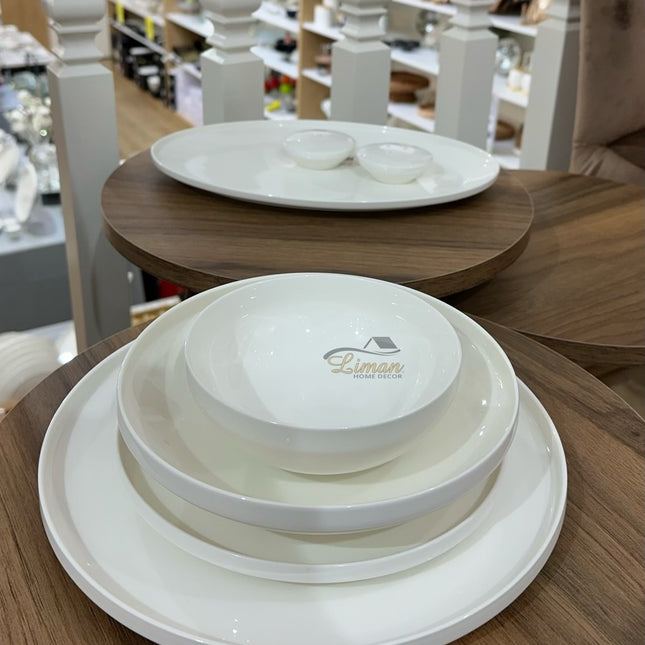 BRICARD PORCELAIN Bricard Porcelain Canet 6-Persoons | 27-Delig Serviesset Wit