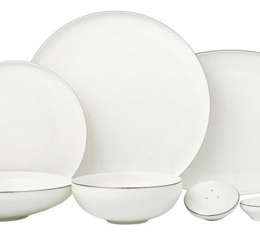 BRICARD PORCELAIN Bricard Porcelain Canet 6-Persoons | 27-Delig Serviesset Zilver