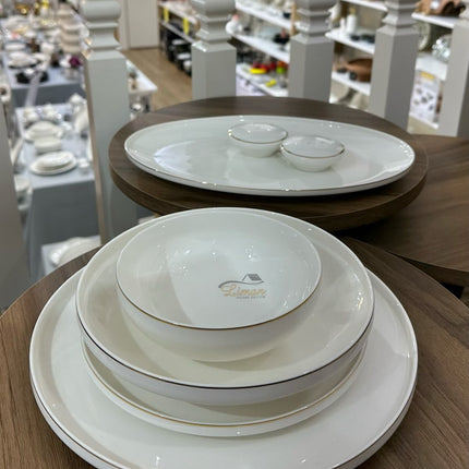 BRICARD PORCELAIN Bricard Porcelain Canet 6-Persoons | 27-Delig Serviesset Goud