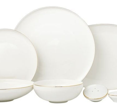 BRICARD PORCELAIN Bricard Porcelain Canet 6-Persoons | 27-Delig Serviesset Goud