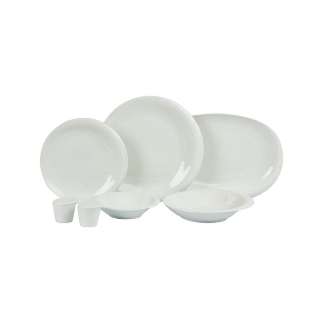 BRICARD PORCELAIN Bricard Porcelain Clichy 6-Persoons | 27-Delig Serviesset Wit