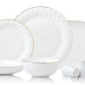 BRICARD PORCELAIN Bricard Porcelain Muret 6-Persoons | 27-Delig Serviesset Goud