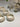 BRICARD PORCELAIN BRICARD PORSELEIN BONDY MINI  SAUS SCHAAL 8CM  6 DELIG ( WIT )