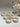 BRICARD PORCELAIN BRICARD PORSELEIN BONDY MINI  SAUS SCHAAL 8CM  6 DELIG ( WIT )