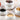 BRICARD PORCELAIN BRICARD PORSELEIN BONDY MINI  SAUS SCHAAL 8CM  6 DELIG ( WIT )