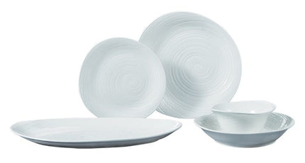 BRICARD PORCELAIN BRICARD REVEL DINNER SET 6 PERSOONS | 25-DELIG WIT