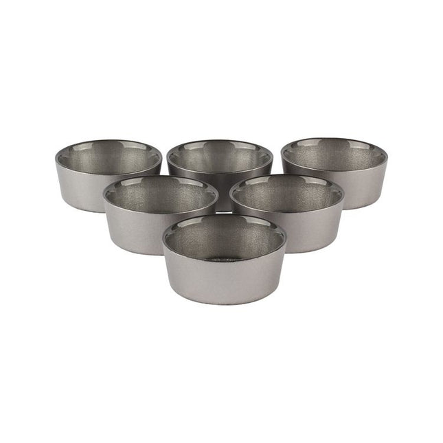 BRICARD PORCELAIN Bricard Rexy Kommenset Zilver 9cm 6 Delig