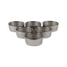 BRICARD PORCELAIN Bricard Rexy Kommenset Zilver 9cm 6 Delig