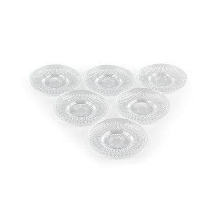 BRICARD PORCELAIN BRICARD ROMANCE THEESCHOTEL SET | 12 CM TRANSPARANT 6-DLG