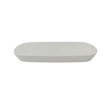 BRICARD PORCELAIN BRICARD SERY SCHAAL| 37,8X11,9X4,3 CM MAT WIT 1-DELIG