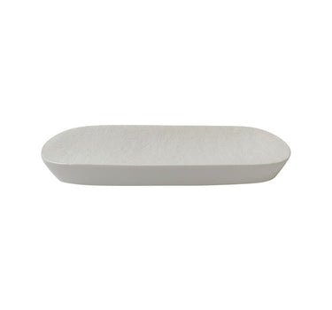 BRICARD PORCELAIN BRICARD SERY SCHAAL| 37,8X11,9X4,3 CM WIT 1-DELIG