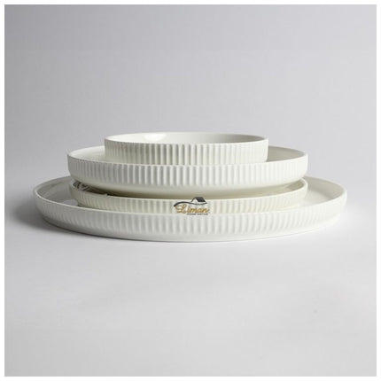 BRICARD PORCELAIN DION SERVIESSET  WIT 25-DELIG | 6 PERSOONS