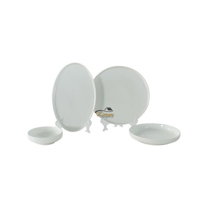 BRICARD PORCELAIN DION SERVIESSET  WIT 25-DELIG | 6 PERSOONS