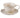BRICARD PORCELAIN Florange Nescafé set 12 delig | 6 Persoons Taupe