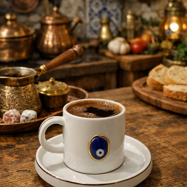 BRICARD PORCELAIN Hatir Espressoset 12 delig | 6 persoons