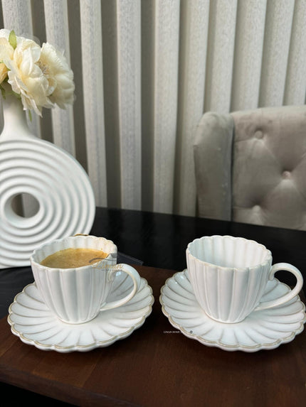 BRICARD PORCELAIN Julia Espressoset 4 Delig | 2 Persoons