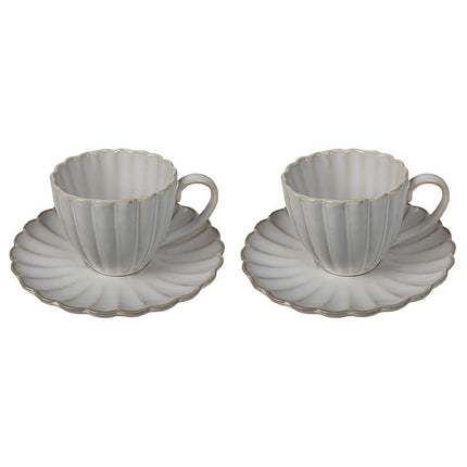 BRICARD PORCELAIN Julia Espressoset 4 Delig | 2 Persoons