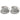 BRICARD PORCELAIN JULIA KOFFIESET 4 DELIG | 2 PEROONS