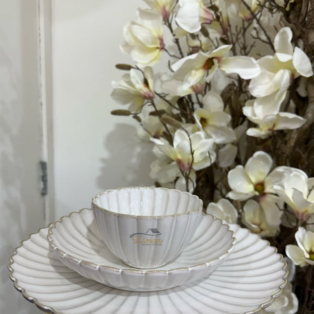 BRICARD PORCELAIN Julia Serviesset 18-Delig 6-Persoons