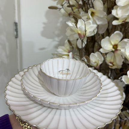 BRICARD PORCELAIN Julia Serviesset 18-Delig 6-Persoons