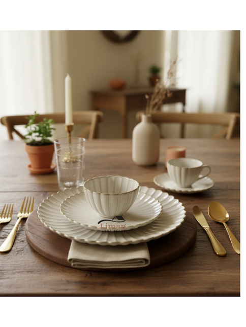 BRICARD PORCELAIN Julia Serviesset 18-Delig 6-Persoons