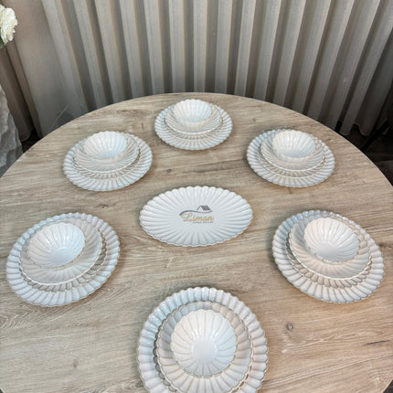 BRICARD PORCELAIN Julia Serviesset 25-Delig 6-Persoons