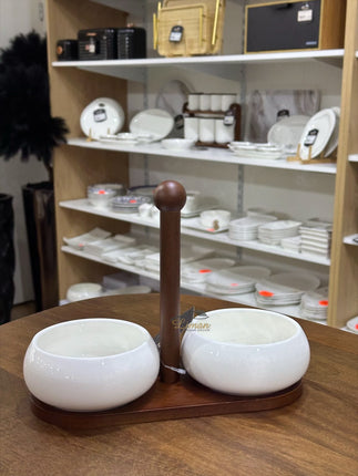 BVR Acacia Bondy Serveerset 3 Delig ( Chubby )