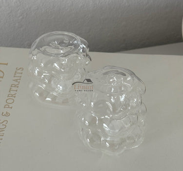 BVR Grape Glazen Zout- / Pepervaatje 2 delig